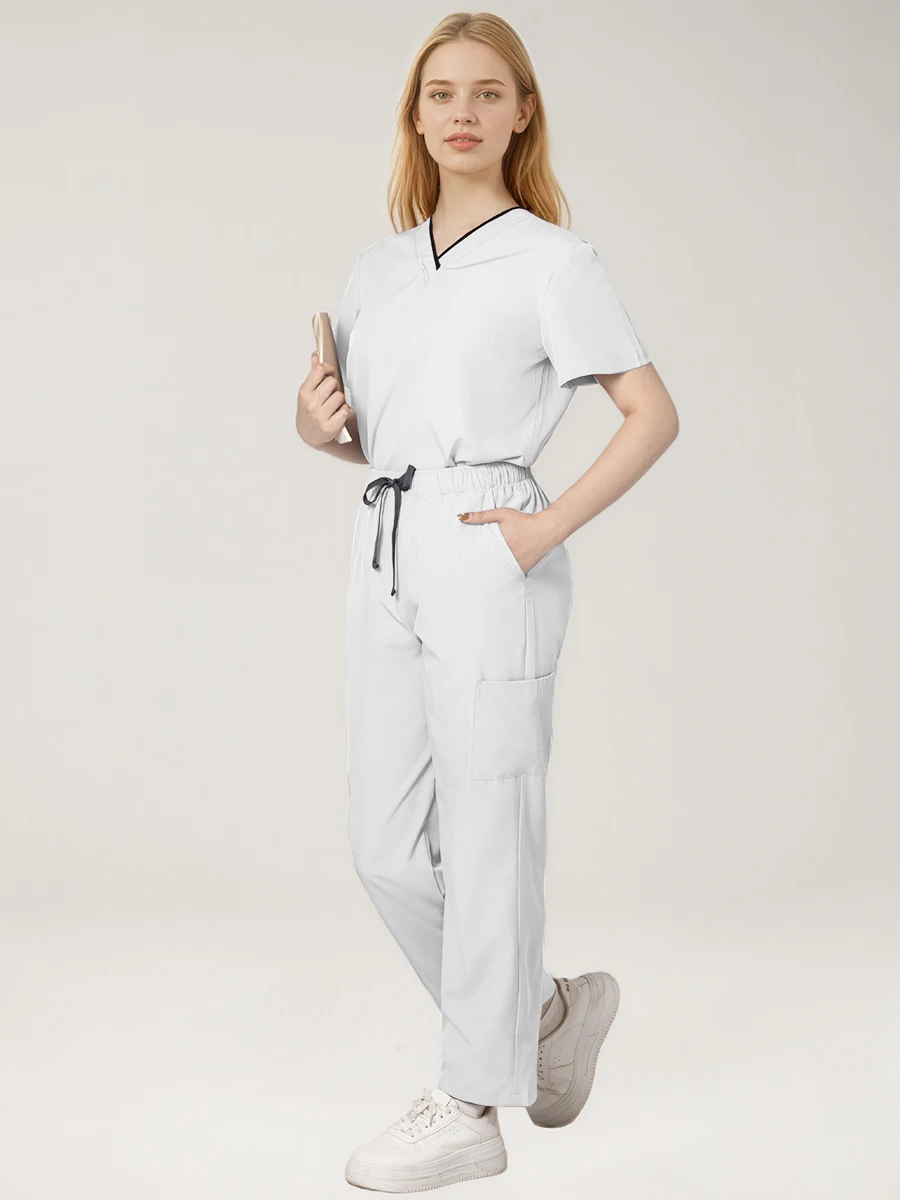 Frauen Krankenschwester Uniform Sets SPA Schönheit Salon Medica Uniform Veterinär Arzt Zahnarzt Arbeitskleidung Peeling Pflege Gesundheitswesen Scrubs Anzug