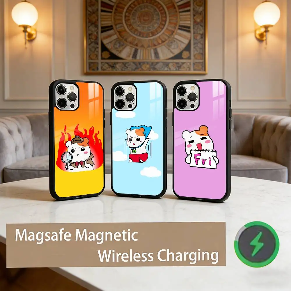 

L-Lovely Oruchuban Ebichu Phone Case For iPhone17,16,15,14,13,12,11 Plus,Pro Max Magnetic For Magsafe Wireless Charging