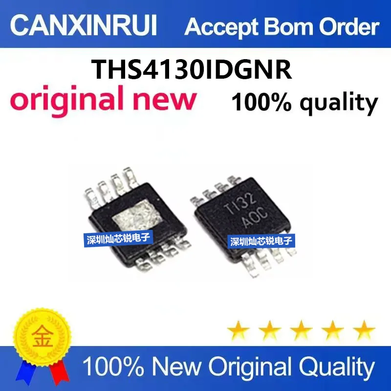 (5-100pieces)Brand New Original THS4130IDGNR THS4130IDGN THS4130 Operational Amplifier MSOP-8