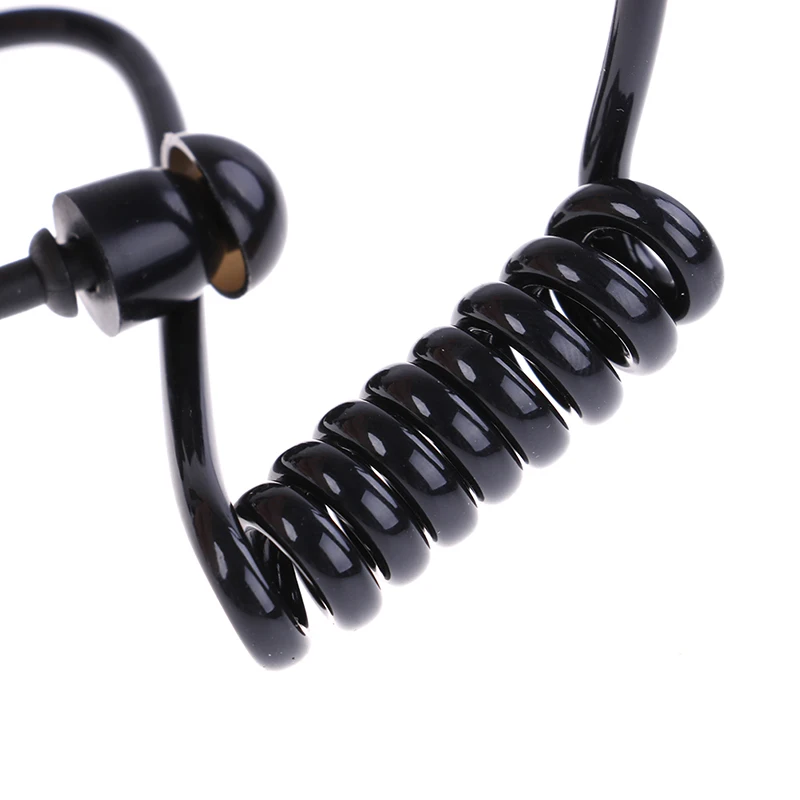 Black replacement coil acoustic air tube earplug for radio earpiece headset - view 5