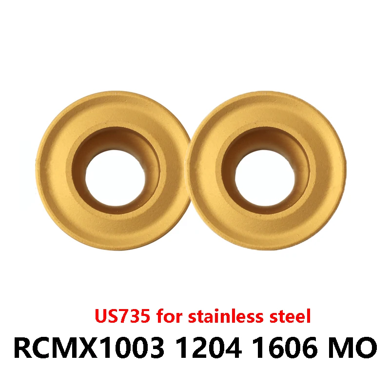 

100% Original RCMX1003MO RCMX1204MO RCMX1606MO US735 Carbide Inserts RCMX 1003 1204 1606 RCMX1003 CNC