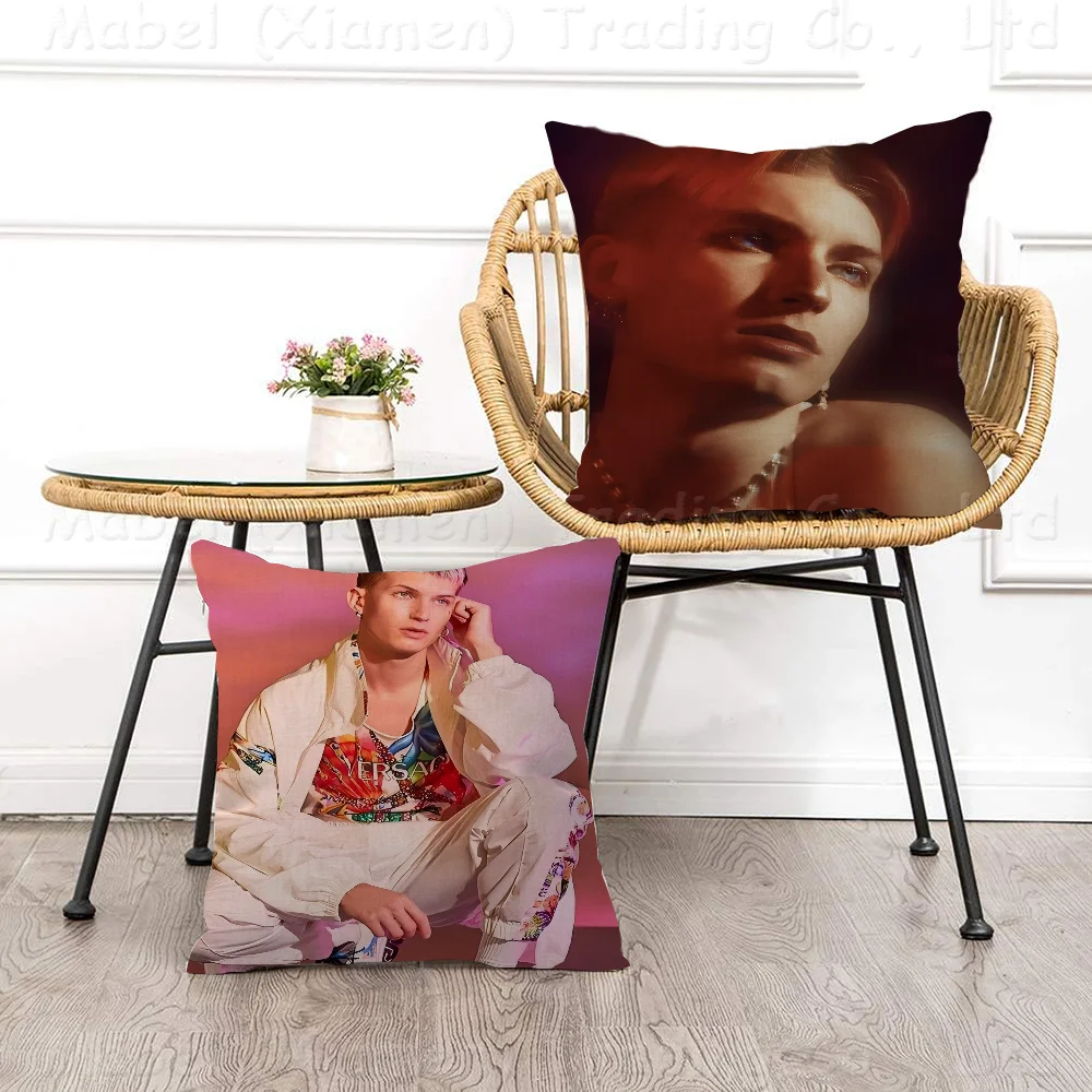 

Singer Gus Dapperton Cushion Cover Car Throw Pillow Case For Sofa Car Christmas Gift 40x40cm 45x45cm