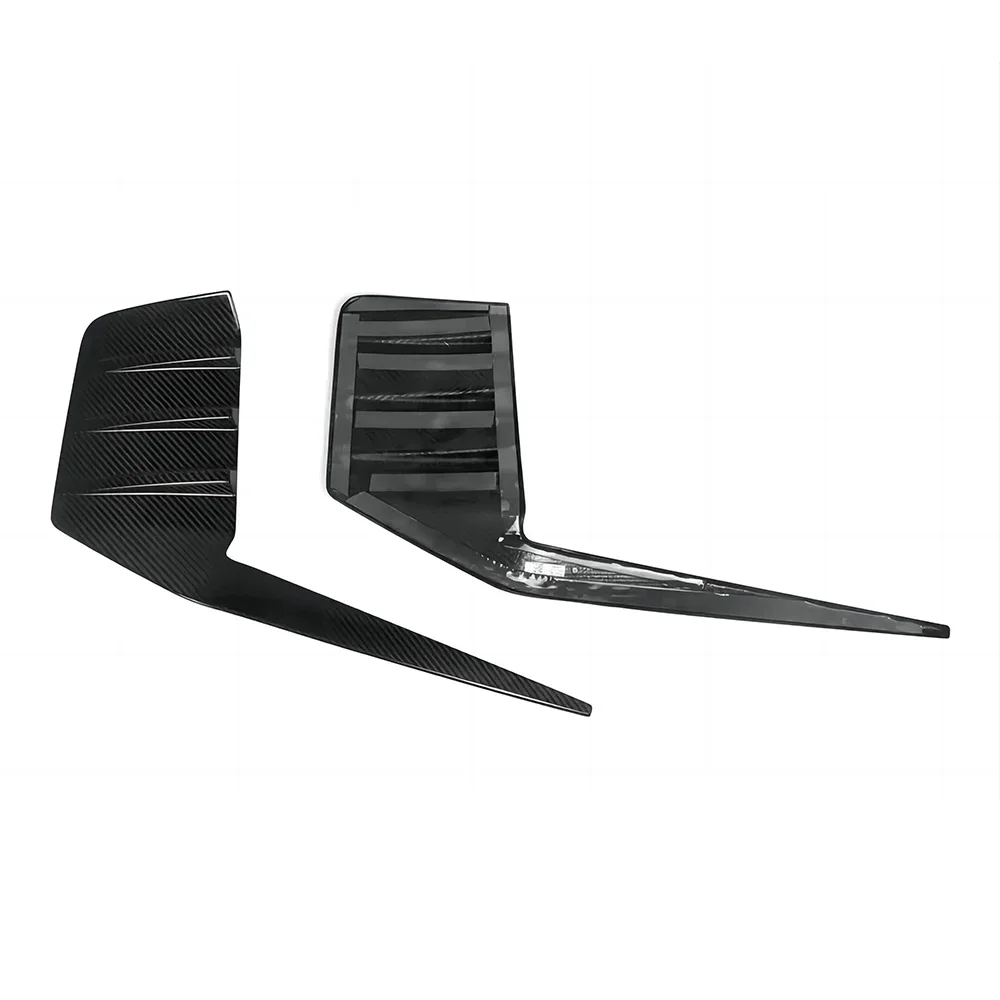 For BMW G87 M2 23-25 Dry Carbon Fiber Rear Bumper Cover Air Vent Trim Add-On for Enhanced Vehicle Aesthetics