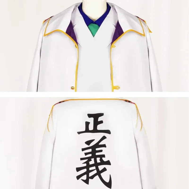 AIAI 2025Anime ONE Monkey D Garp Cosplay PIECE Full Set Cloak Coat Pants Adult Halloween Party Costume Performance Unifo