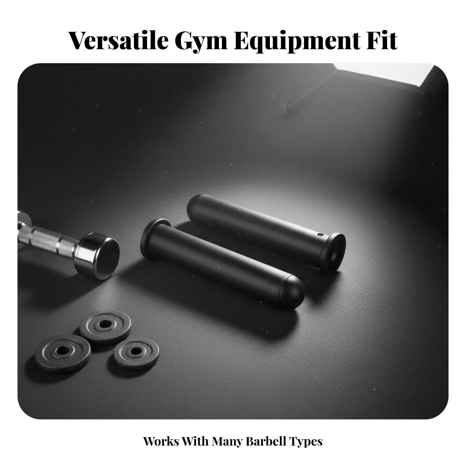 1 to 2 Inch Barbell Adapter Sleeve PP Material for Weight Plates and Barbell Holder Workout