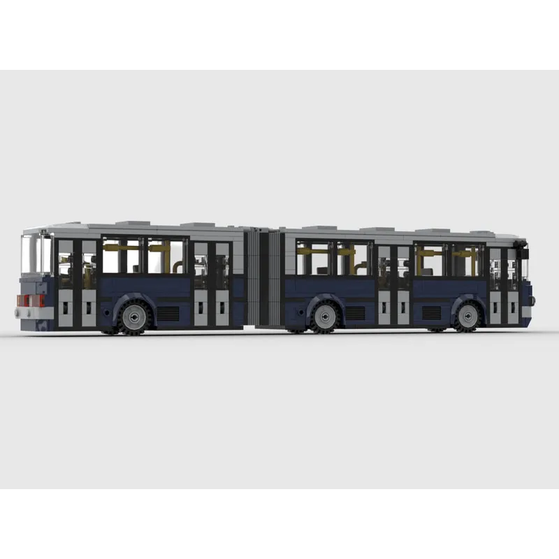 

MOC-169929 City Traffic Bus Building Block Model 657 parts MOC Creative Boys Children's Birthday Christmas New Year Toy Gift