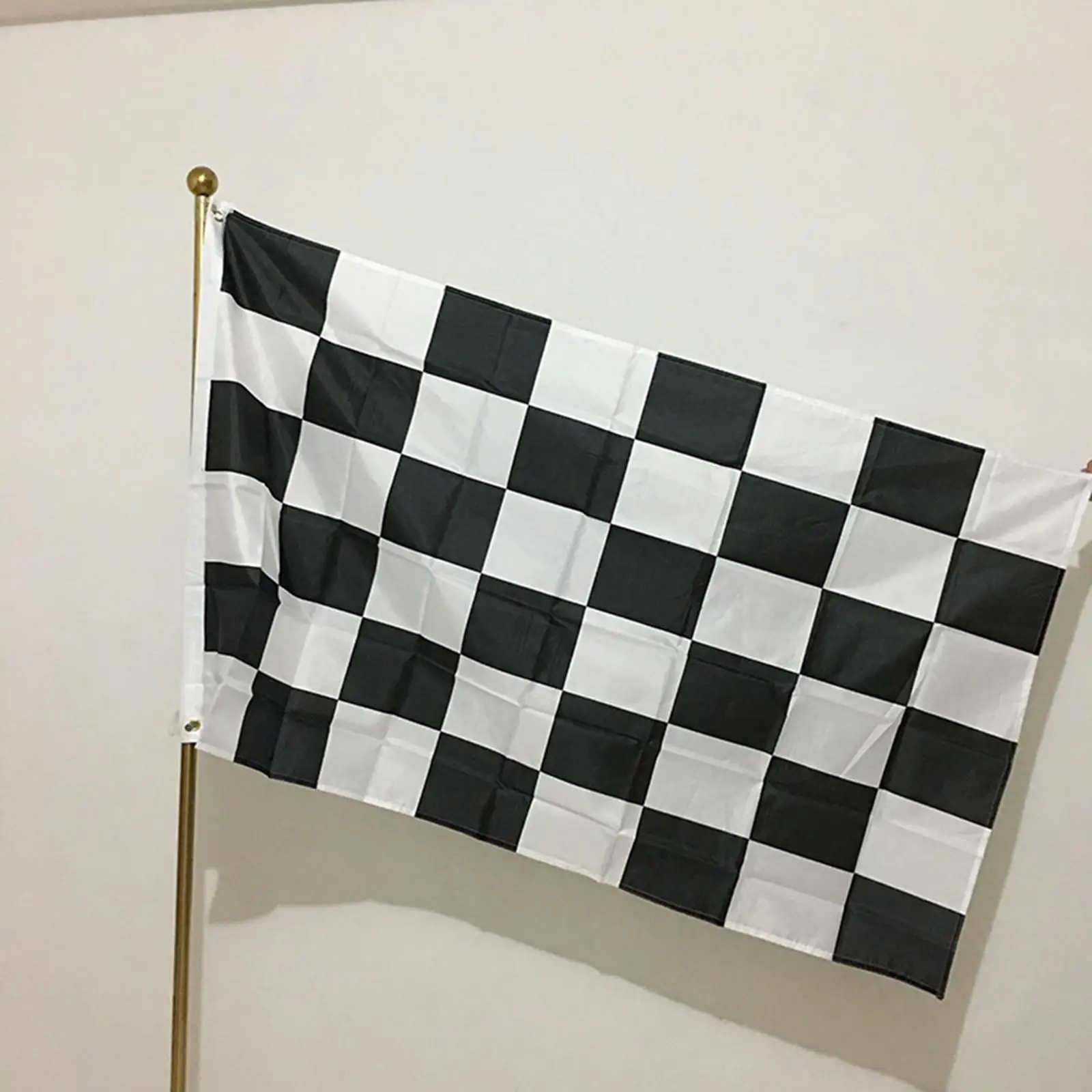 Multipurpose Race Car Flag Polyester Hanging for Indoor Car Theme Parties Accs Decorative