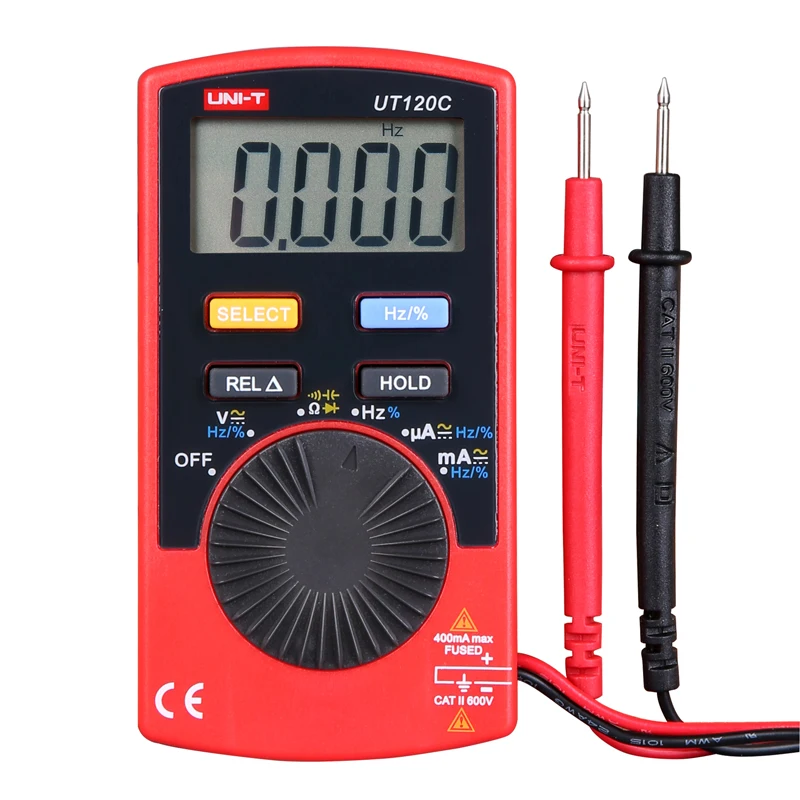 UNI-T UT120C UT120A UT120B Pocket Size Digital Multimeters/3999 Display Auto range Electrical Test Multimeters