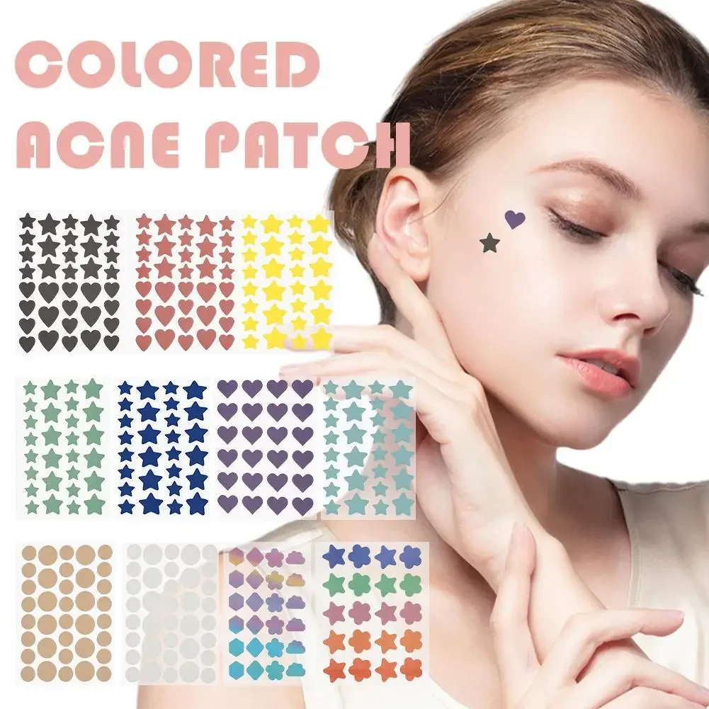 Star Acne/Pimple Patch, Yellow Star Shaped Acne Absorbing Cover Patch, Invisible Hydrocolloid For Face Acne Dots