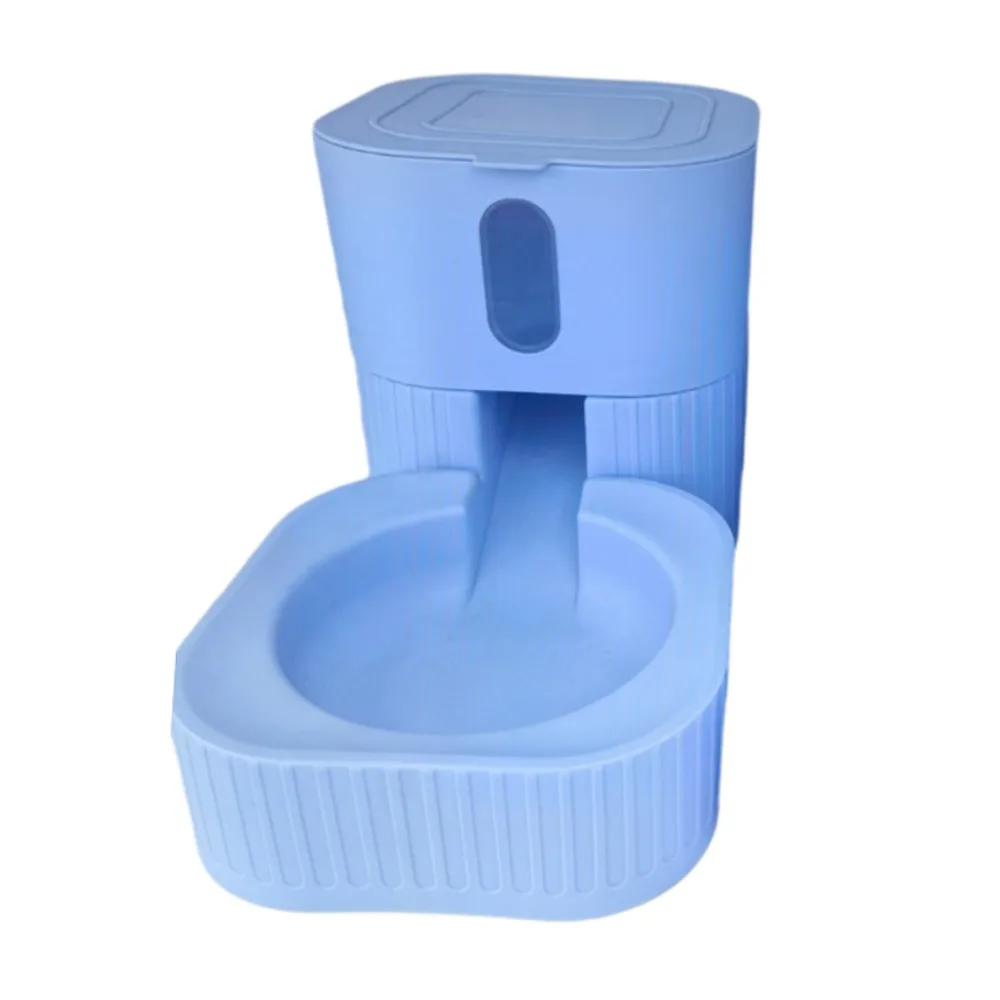 

Practical Non-slip Automatic Pet Feeder Drinking Fountain Detachable Pet Water Feeder Plastic Cat Food Bowl Daily Feeding