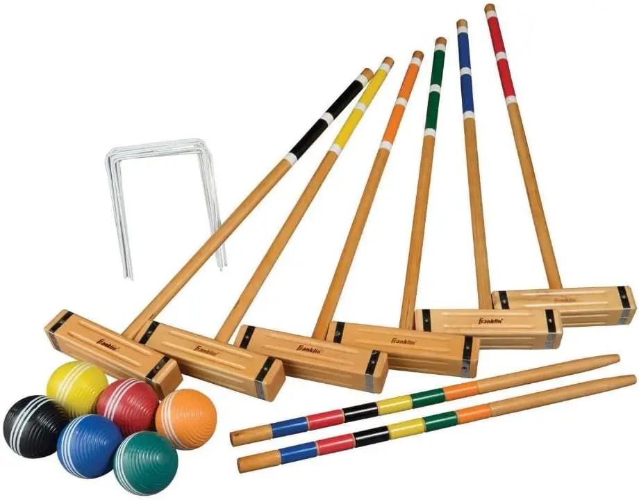 

Классический набор для крокета для семейного отдыха на свежем воздухе и игр в саду