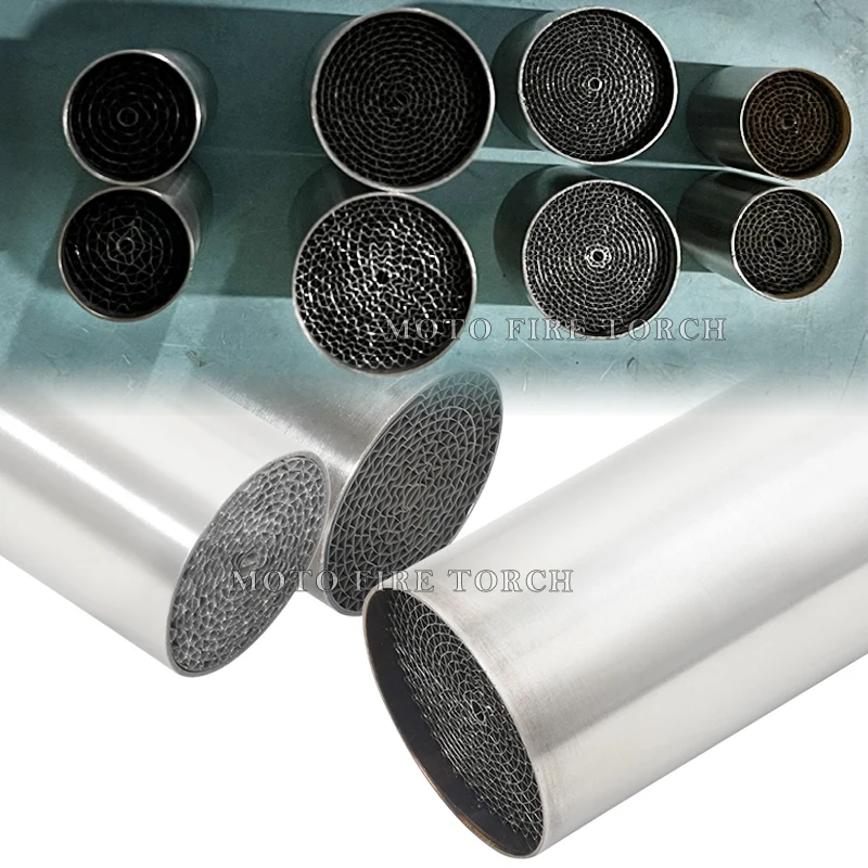 Universal Motorcycle Exhaust System Catalyst 35mm 42mm 48mm 53mm Catalytic Motorcycle Muffler DB Silenciador Escape Sistemas