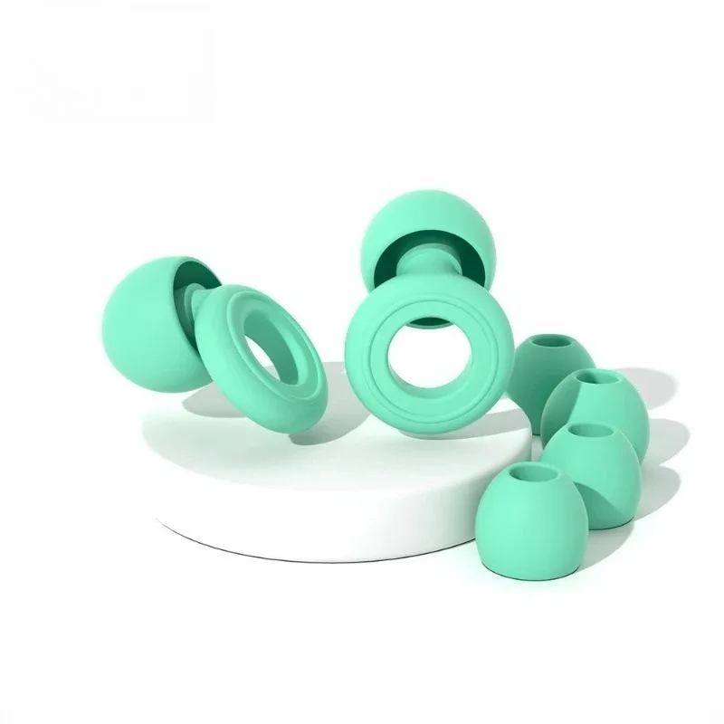 2026 New Loop Sleeping Noise Canceling Ear Plugs Children's Hear Protector Waterproof Swimming Silicone Ear Breed Stuffer