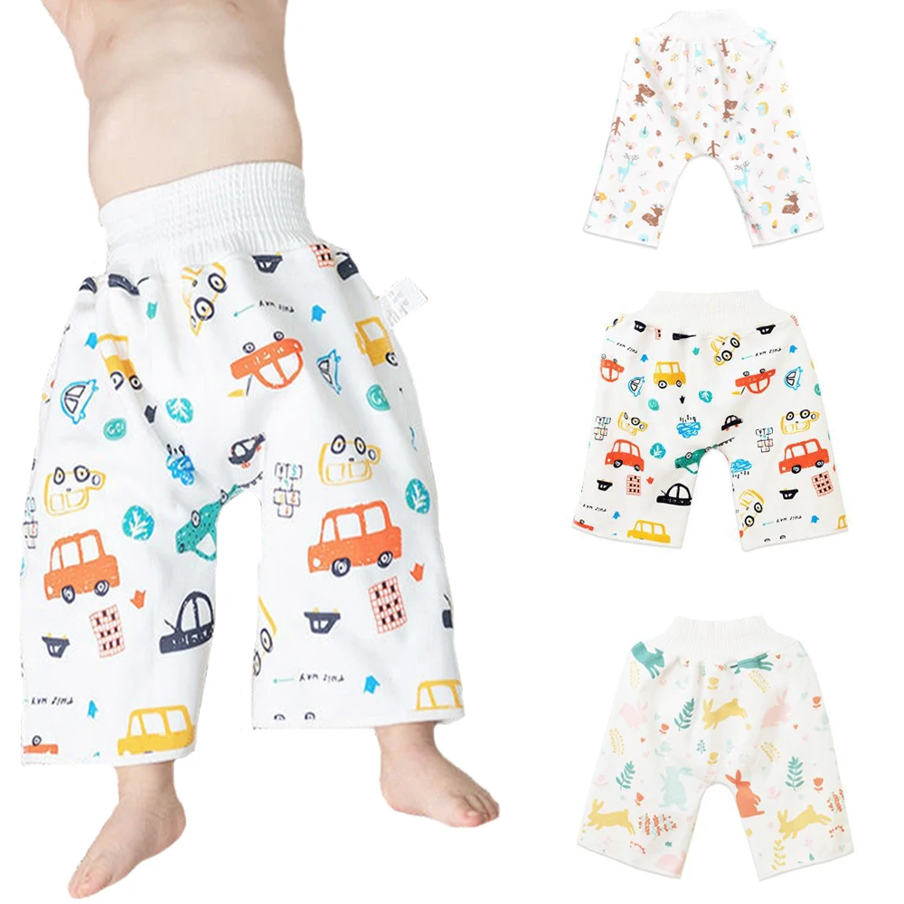 

Baby Waterproof Clothes Diaper Pants for Potty Training Baby Comfy Diaper Training Pants for Boys and Girls Night Time Sleeping