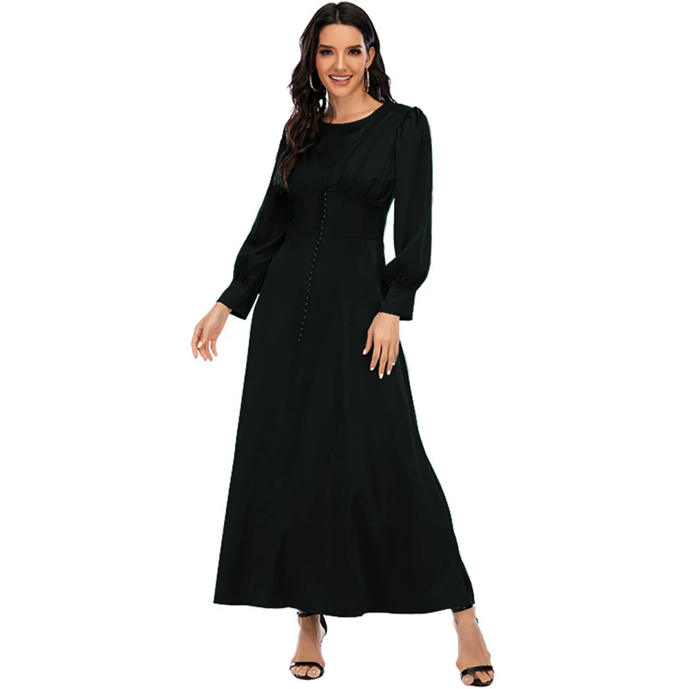 Robe Abaya de Luxe pour Femme Musulmane, Tenue de Soirée Arabe, Jalabiya, Islam, Turquie, Modeste, Caftan Marocain, 2024