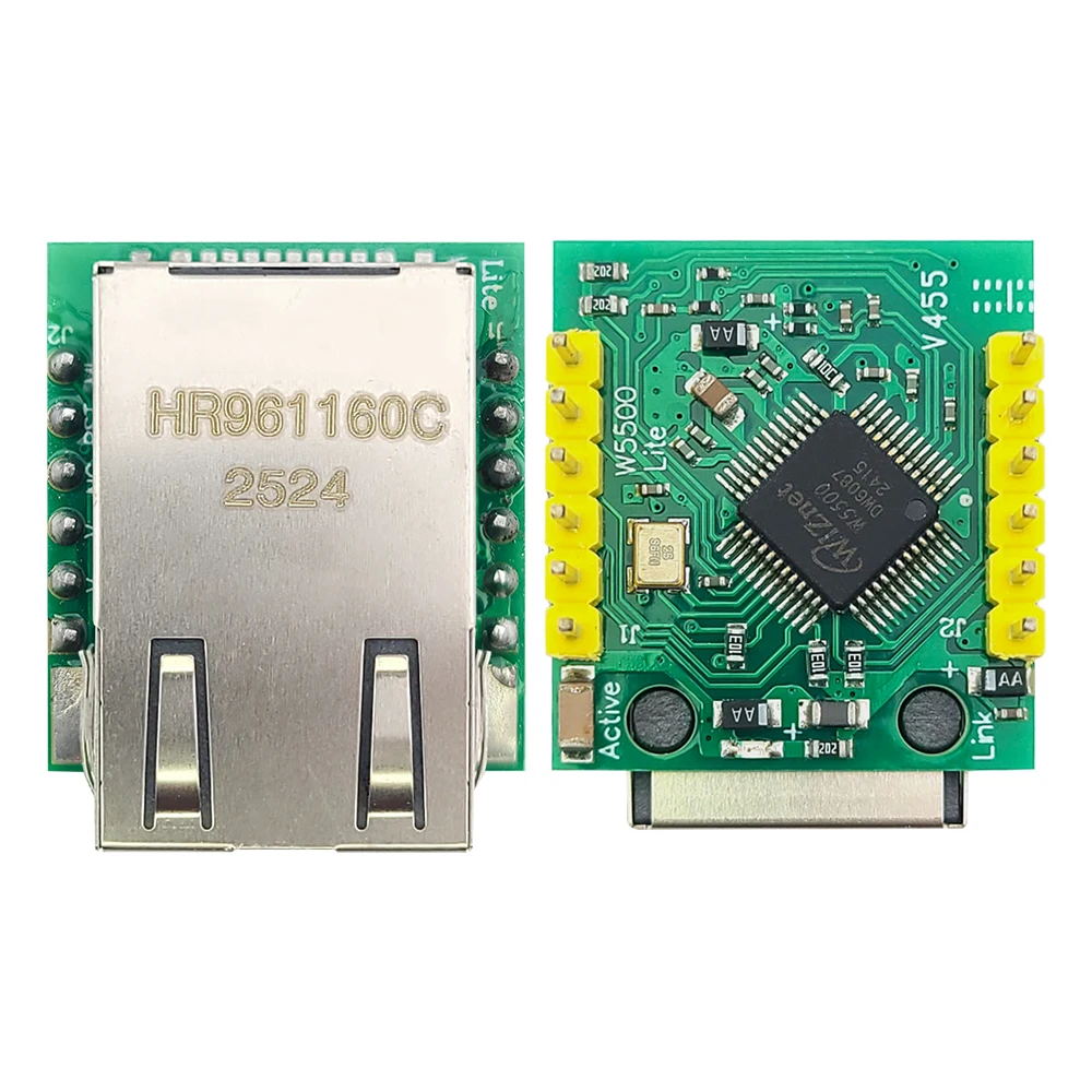 USR-ES1 W5500 Module TCP/IP Ethernet Module 80MHz Compatible with WIZ820IO STM32 Microcontroller