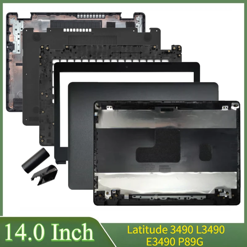

14 "Новый для Latitude 3490 L3490 E3490 P89G ЖК-задняя крышка, передняя панель, упор для рук, клавиатура, нижняя часть корпуса США