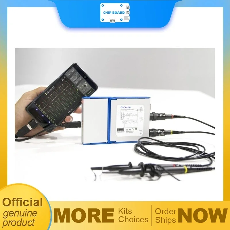 VoltSLOTO OSC482 Multifunction Test Instrument Combining Oscilloscope, Logic Analyzer And Waveform Generator At 50MS/s