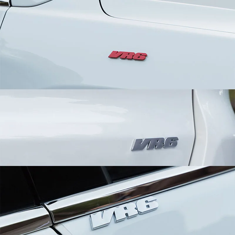 3D VR6 VR 6 for car Hood Fender trunk Nameplate Decal Emblem Badge Sticker