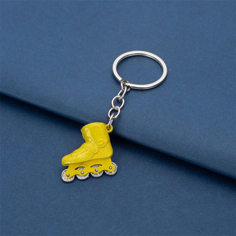 New Fashion Skate Key Chain Men Women Roller Skate KeyChain Skating Car Key Ring Party Gift Jewelry