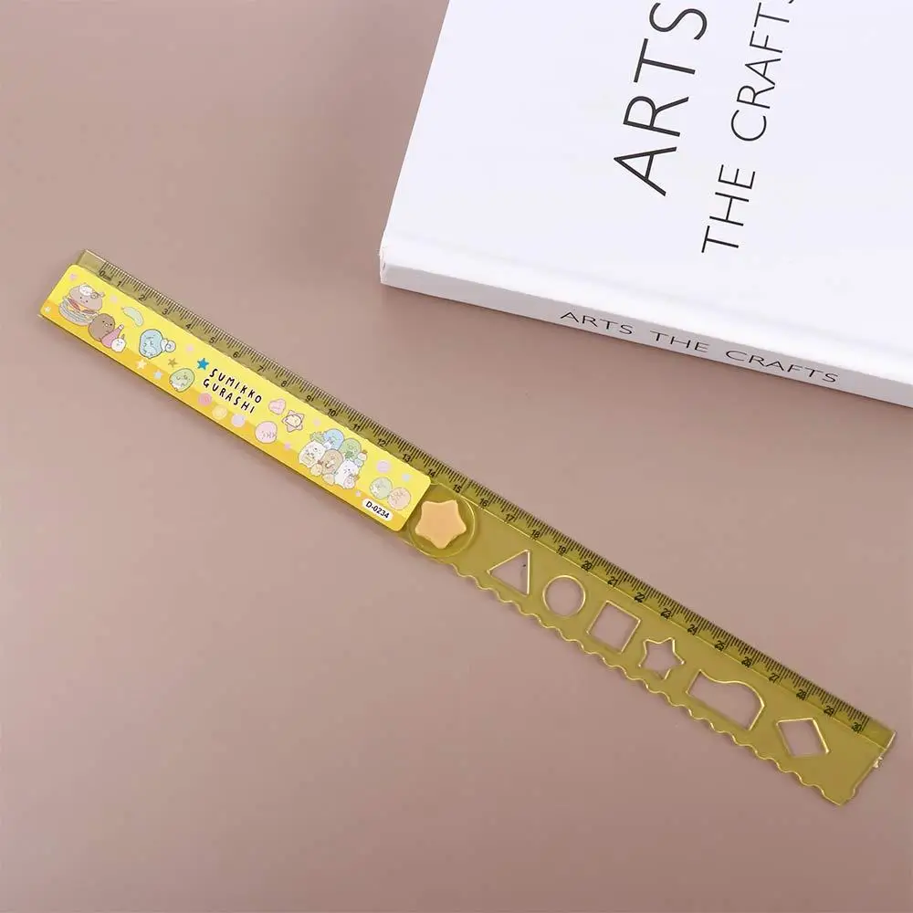 Office Multifunction Cute Animal 30CM DIY Drawing Tools Drawing Rulers Folding Ruler Straightedge