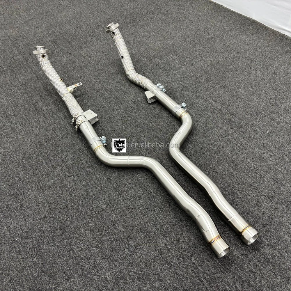 Hochleistungs-Downpipe für Mercedes Benz CLS63/CLS63S AMG 2007-2017 CLS550 mit individueller Präzisionsschweißung des Auspuffes – Detail 5