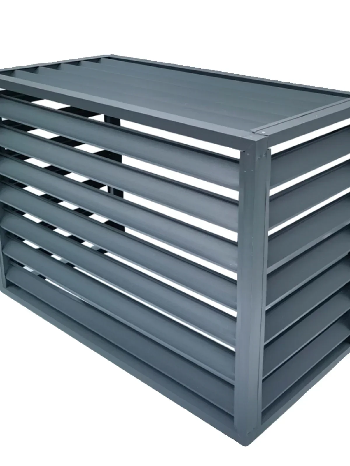 Aluminum alloy air conditioner outer machine protective cover outdoor shielding guardrail rain and sun protection