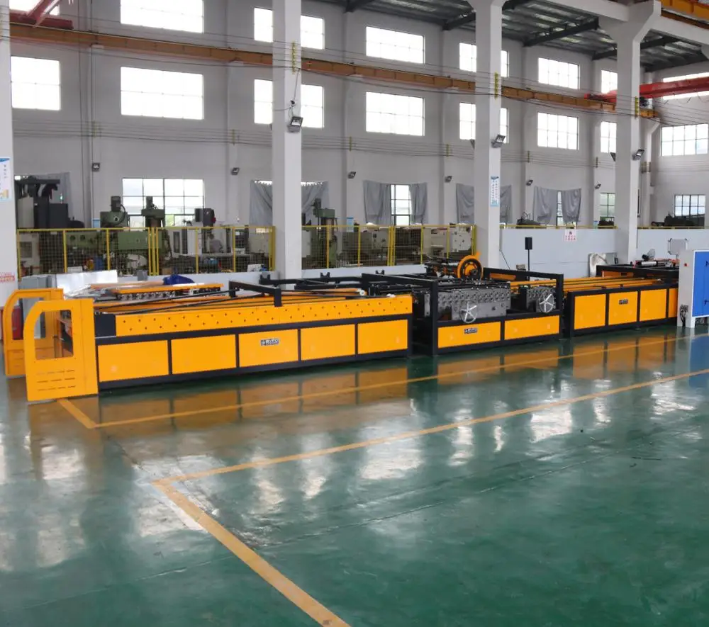 Sheet Metal Hvac Duct Making Machine Straight Auto Duct Line 5 Pipe Making Machine