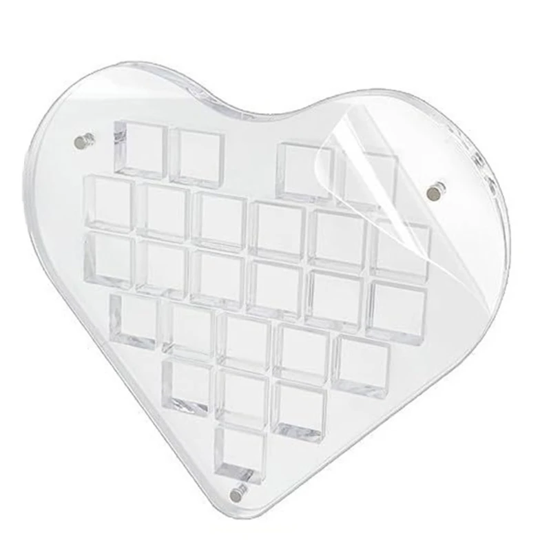 

Clear Acrylic Heart Box Shell Display Case Heart Acrylic Box Suitable for Jewelry and Small Item Storage