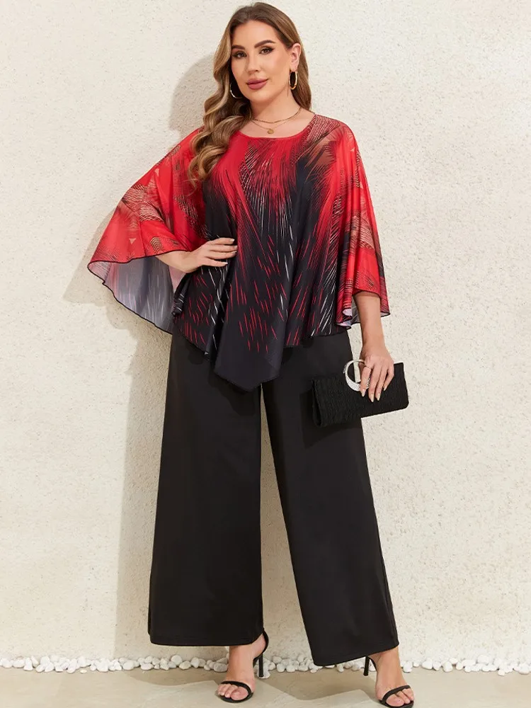 

Plus Size Women Clothes Jumpsuit Summer Autumn Clothes Black Urban Leisure Bodysuit New Wide Leg Jumpsuit Wholesale Dropshipping