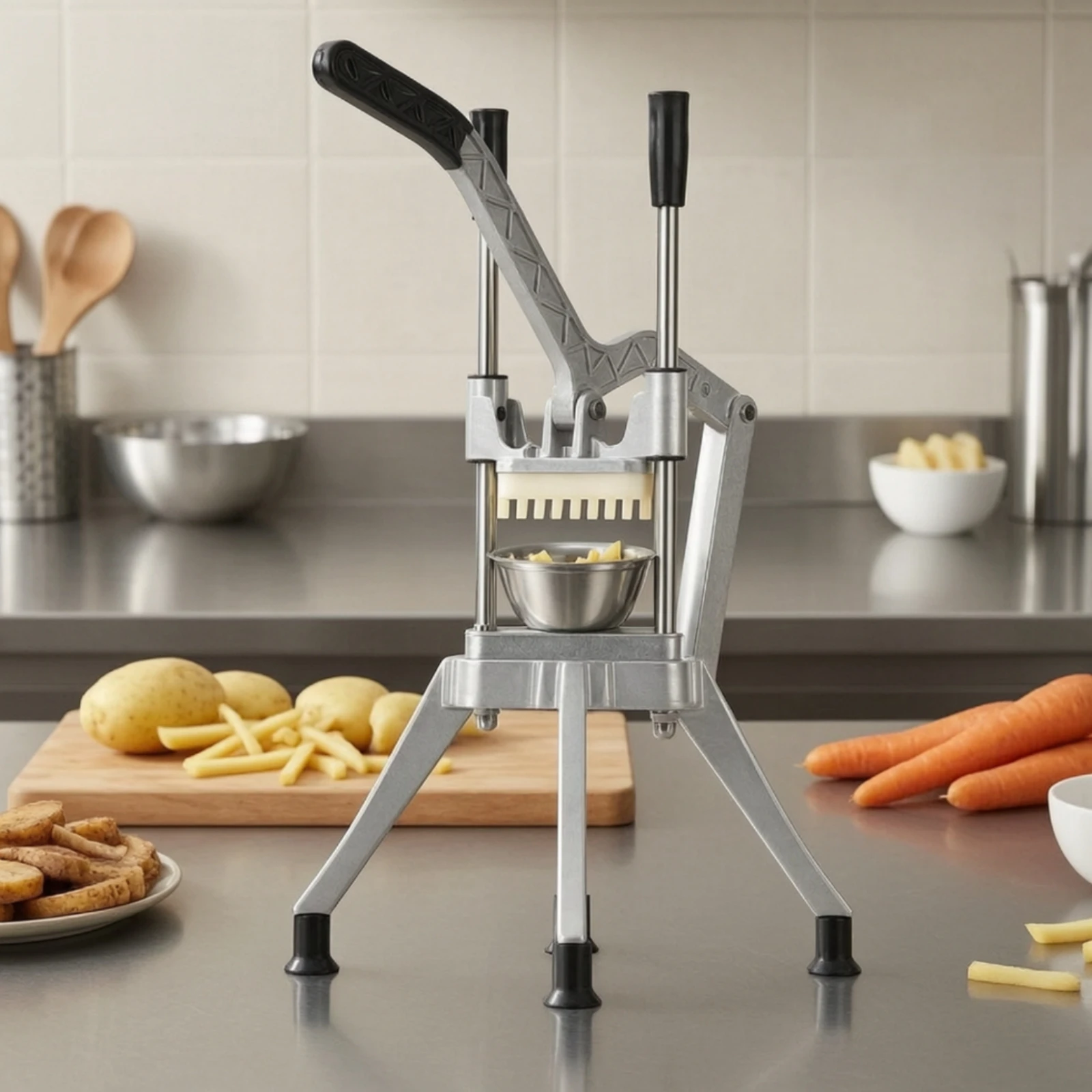 Home Cooking Machine - Vegetable Cutter with Lever Heavy-Duty Manual