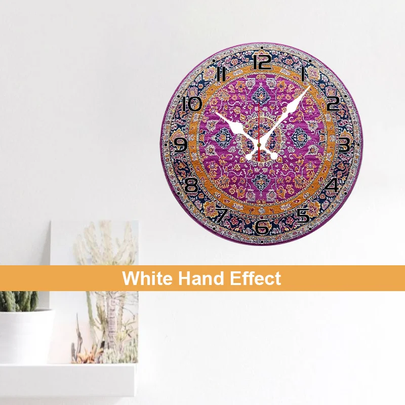ساعة حائط بقشرة خشبية مستديرة مقاس 10 بوصة قابلة للاستخدام بنفسك - صامتة غير موقوتة، تشبه الفسيفساء - سهلة التجميع للمنزل والمكتب والغرفة