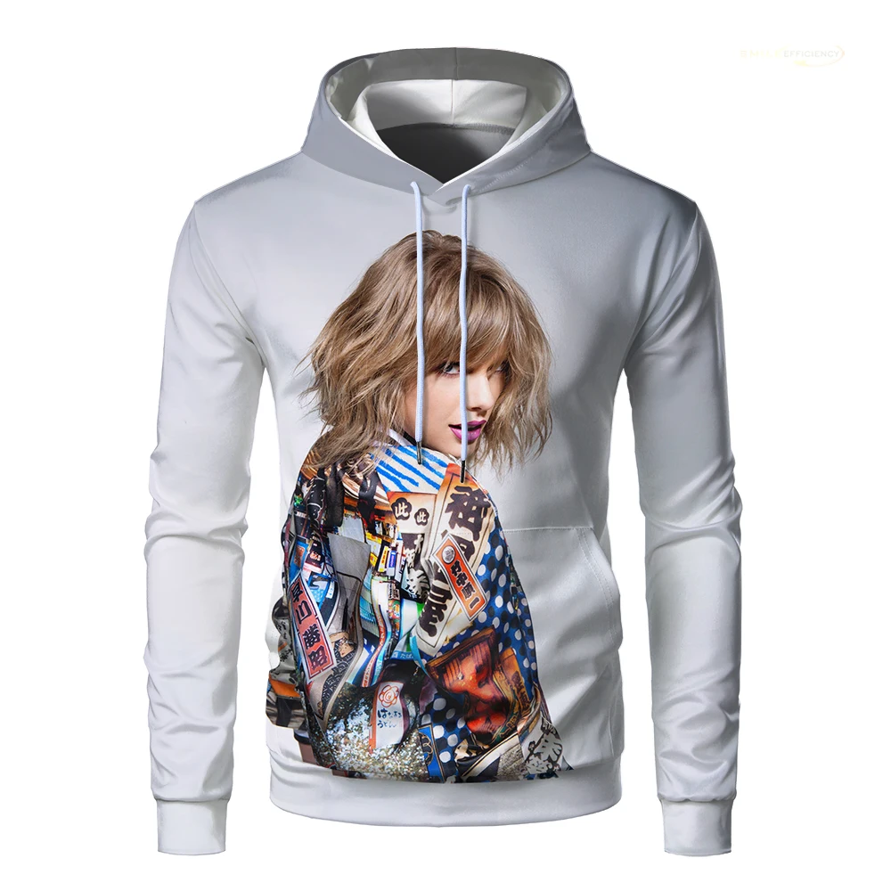 

Trendy Star Taylor Swift 3D Printed Hoodie New Product Casual Sweatshirt Fun And Personality Fashionable And Novel Sports Tops