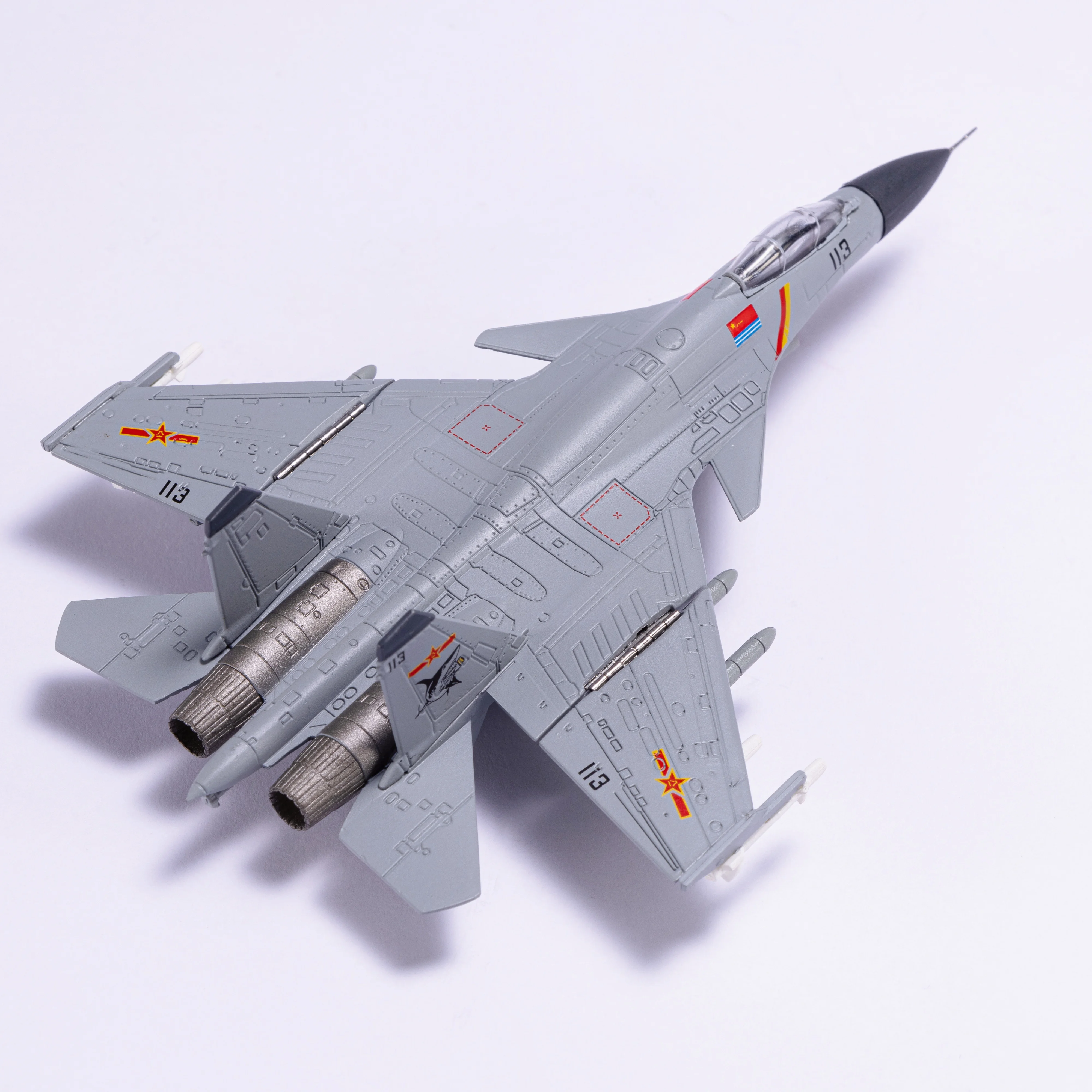 J15 1/144 Scale Metal Model airplane (including base) Scale model Home placement, collection and decoration  Creative gift