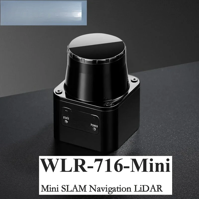 WLR-716mini 25m navegación impermeable para evitar obstáculos liDAR para SR AMR exterior alta vibración, lluvia niebla ambiente meteorológico