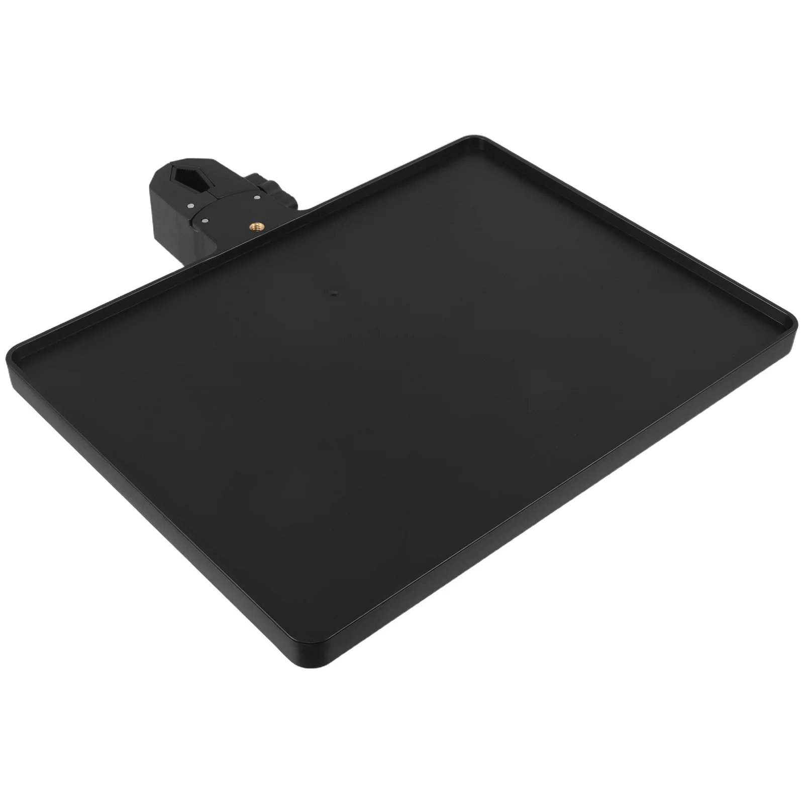 

Microphone Stand Accessory Tray with Adjustable Angles for Live Streaming Recording Karaoke Portable Clamp-on Design Desktop