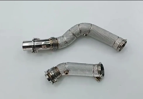 For BMW M3/M4 F80 F82 3.0T 2014-2019 Exhaust Downpipe Stainless Steel Catless downpipe  Exhaust System