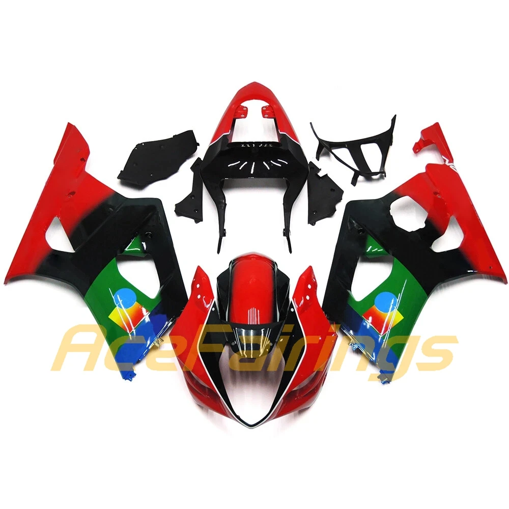 Aftermarket Fairing Kit for 2003 2004 Suzuki GSXR1000 Motorcycle Full ABS Fairings Body Panels 03 04 GSXR 1000