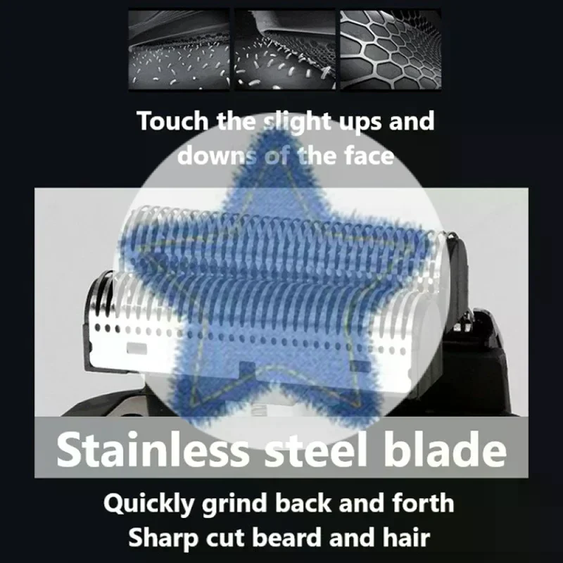 오리지널 전기 면도기 블레이드 골든 포일 나이프 네트 및 커터 헤드 KM-2026 플로팅 면도기에 적합