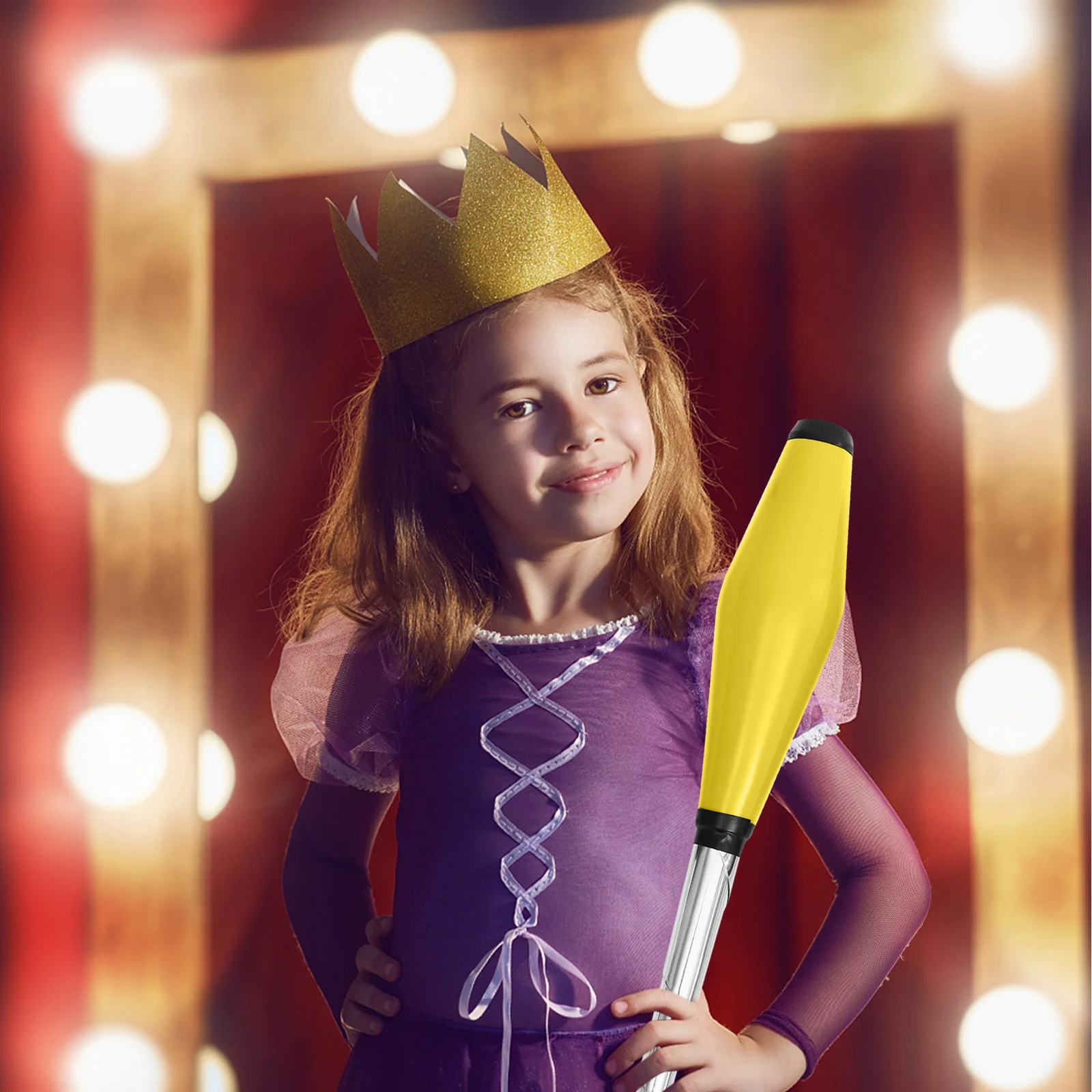 Toupie amusante pour enfants, 3 pièces, bâtons de jonglage pour Sport de plein air, accessoires de scène de Performance, jeu d'activité, jouet d'extérieur pour enfants