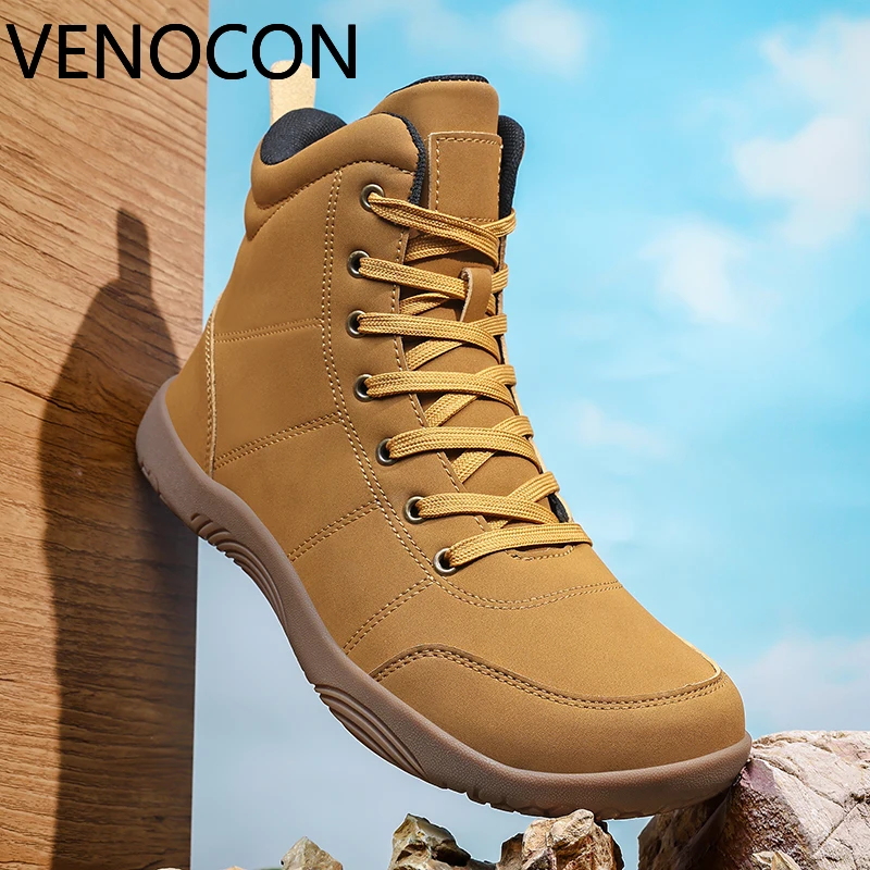 

VENOCON Adult Combat Barefoot Sneakers Winter Man Men's Wide Toe Nose Hiking Trail Zero Drop Boots Shoes Footwear For Women