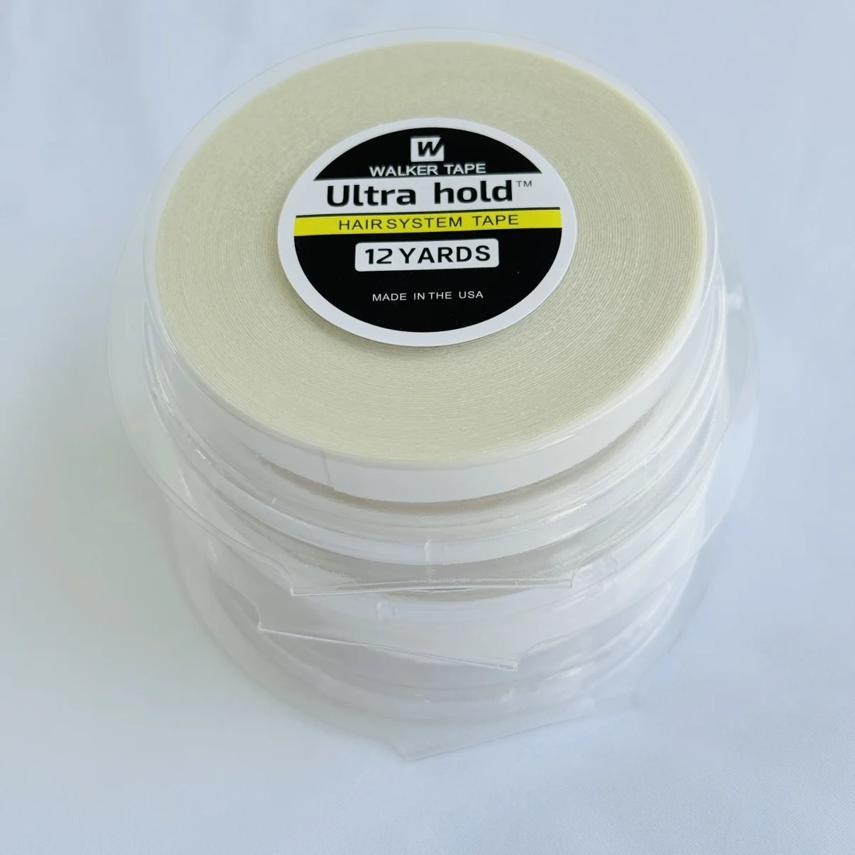 3/12 ياردة أبيض على الوجهين شعر مستعار لاصق تثبيت الشعر الدانتيل الجبهة حزام الشعر التمديد الشريط شعر مستعار أداة التصميم