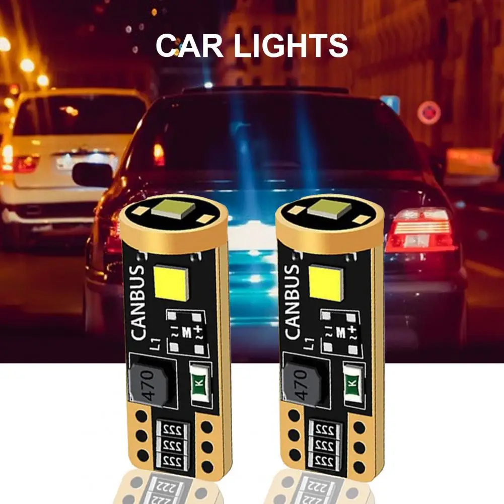 Car Lamp 12-30V LED Light 3 LEDs Low Consumption  Reliable Extremely Bright LED Decoding Light