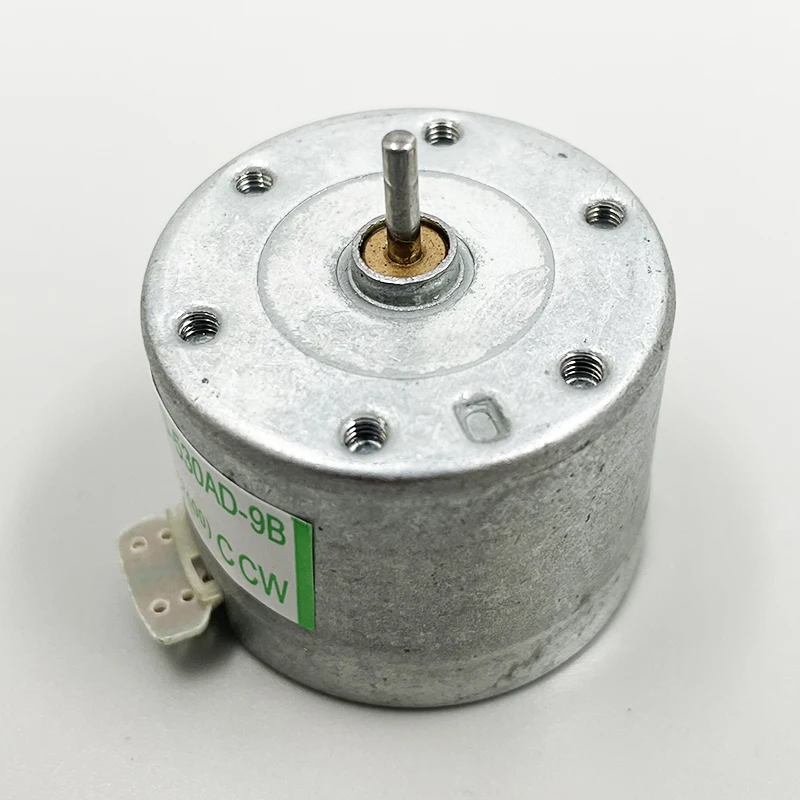Micro EG-530AD-9B Motor CCW DC 9V 2400RPM Mini 530 Capstan Tape Deck Recorder Audio Round Spindle Motor