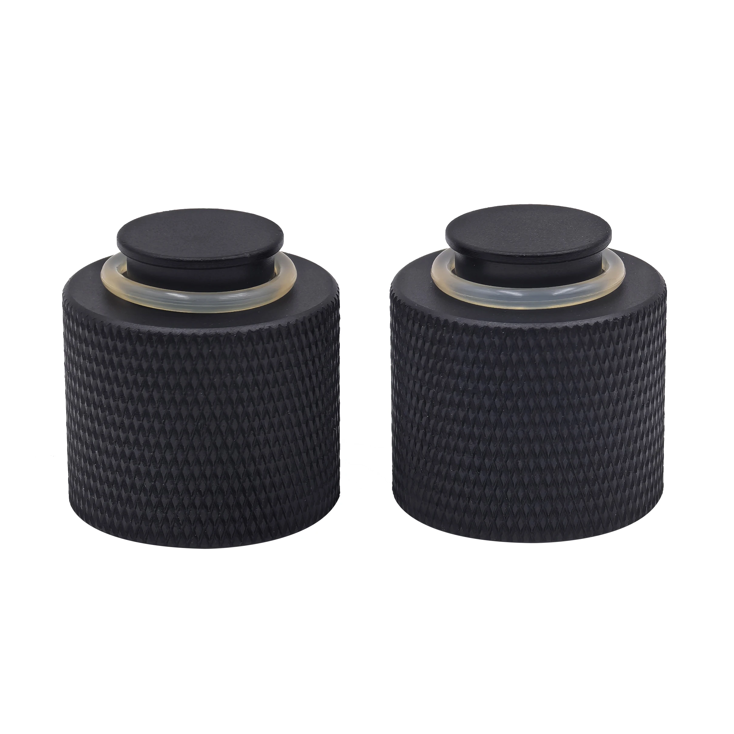 2-Pack Thread Portector Cover, G1/2 Dust Cap for Cylinder Bottle Tank Valve Regulator, with Polyurethane 90DUR O-ring