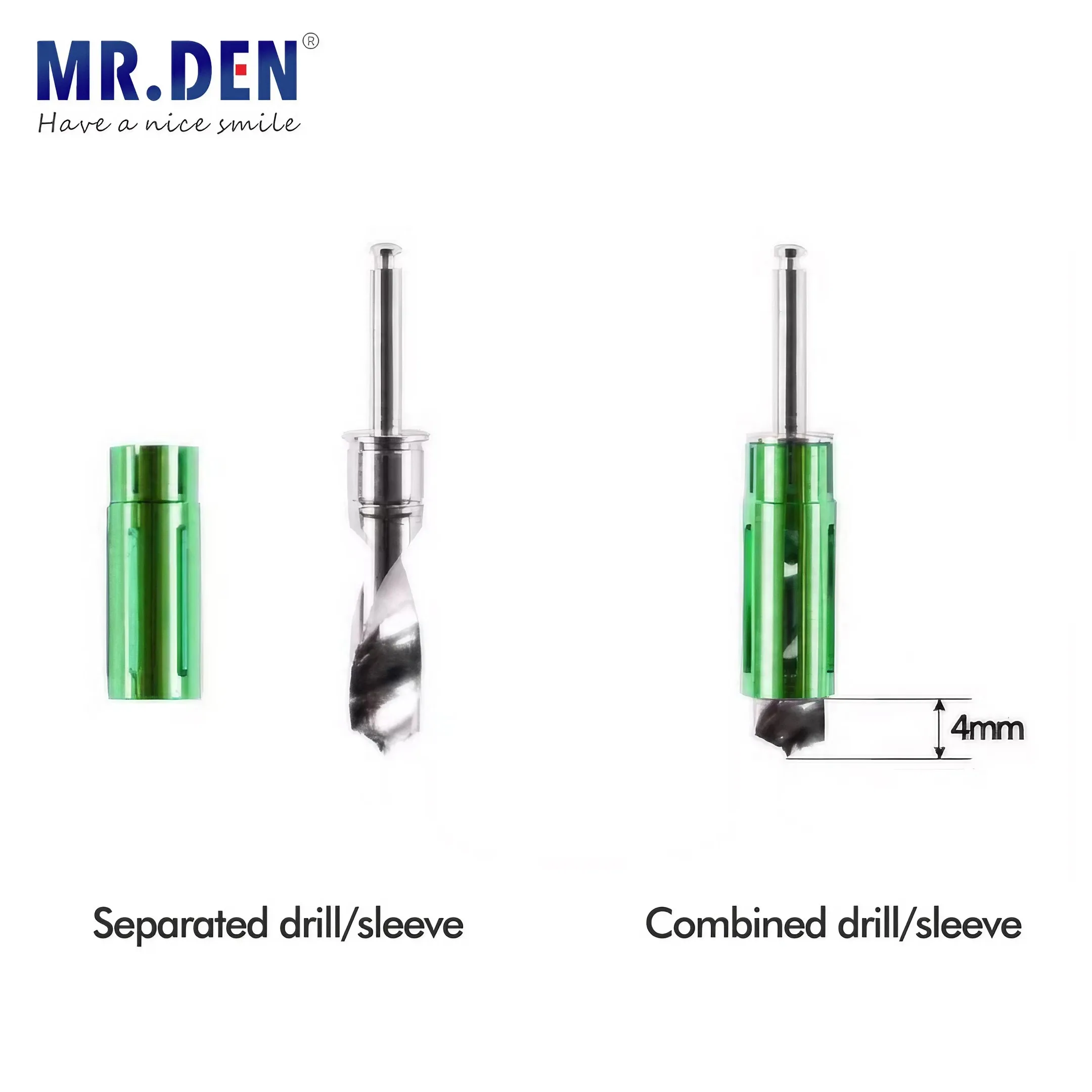 Dental Implant Bone Extraction Drill Autogenous Bone Self-grinding Bone Powder Collection Drill Bone Extraction Ring Drill Bone