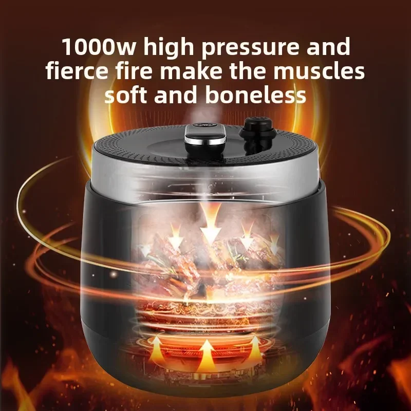 6L Electric Pressure Cooker Stainless Steel Enamel Inner Pot Large LED Display Programmable Rice Cooker Electric Cooker Cuit Riz