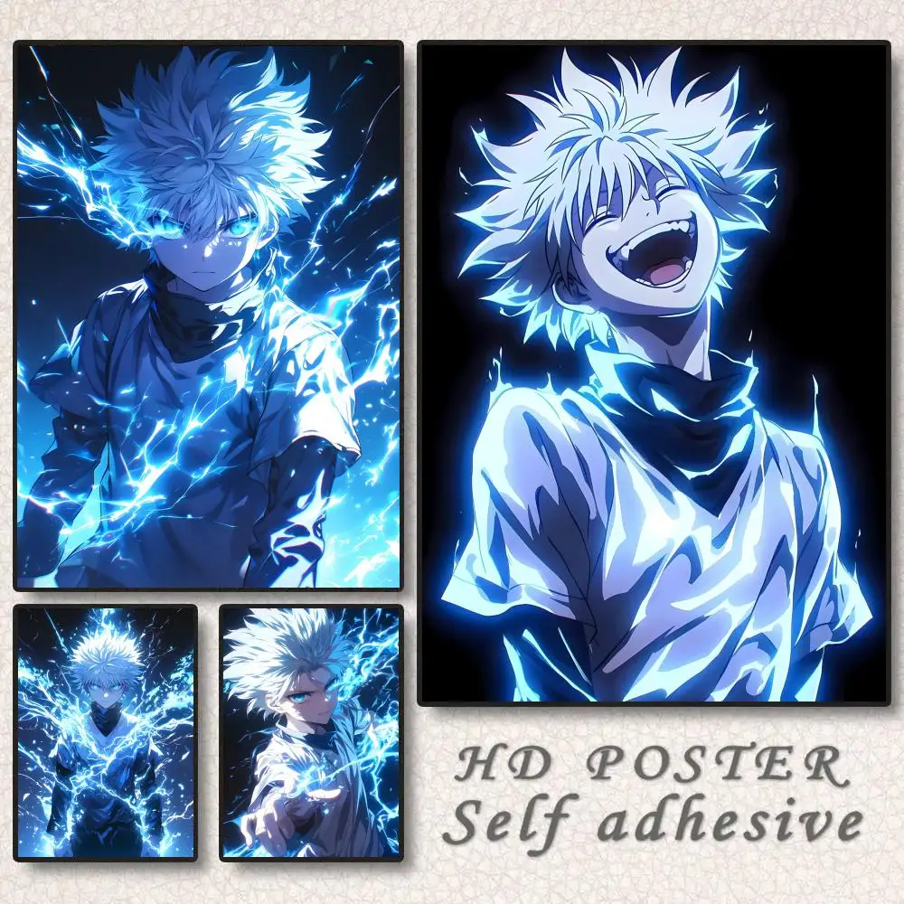 H-Hunter X HunterS Killua Zoldyck Poster Gift with prints Home bedroom living room decoration promotion and display