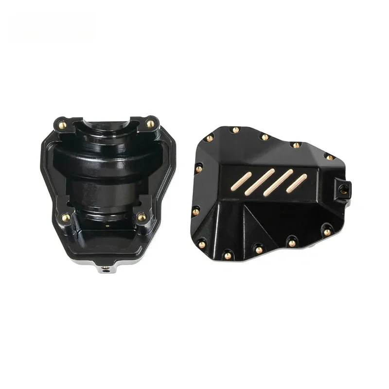 1 psc Black Coating Brass Diff Cover Portal Drive Axle Counterweight for Croboll 1/7 MK07 RC Crawler Car Upgrade Parts