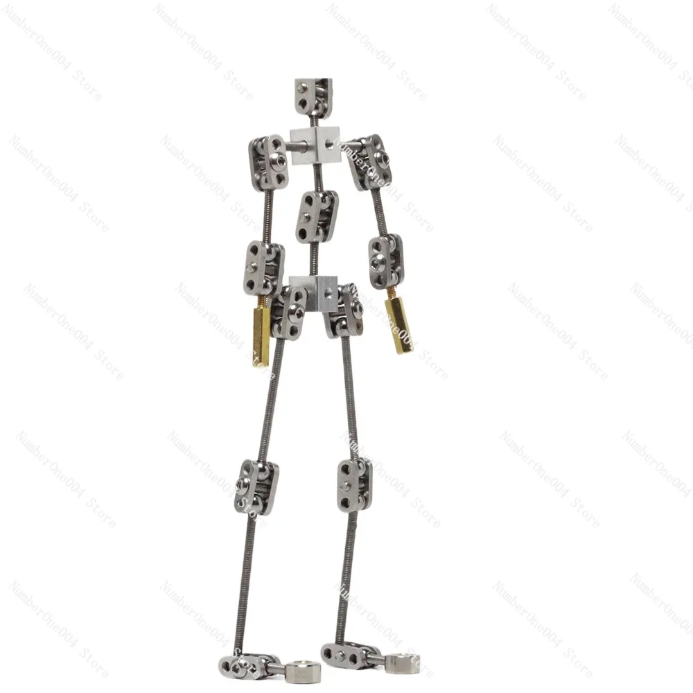 

Man skeleton NOT-READY-MADE Studio Stop Motion Armature Kits Metal Puppet Figure for Character Design Creation